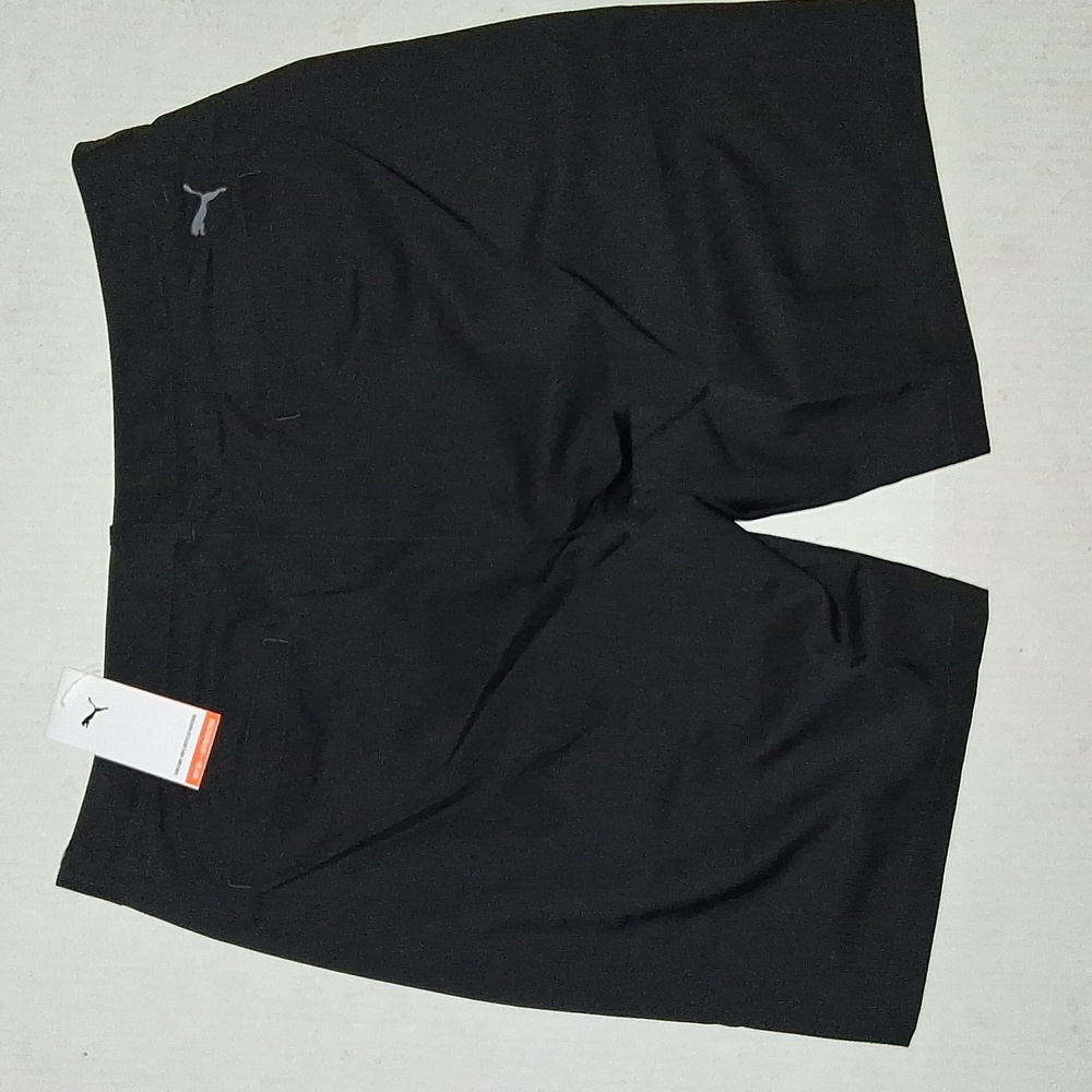 Puma Camino 2.0 Tech Golf Shorts Size-36 Black NWT